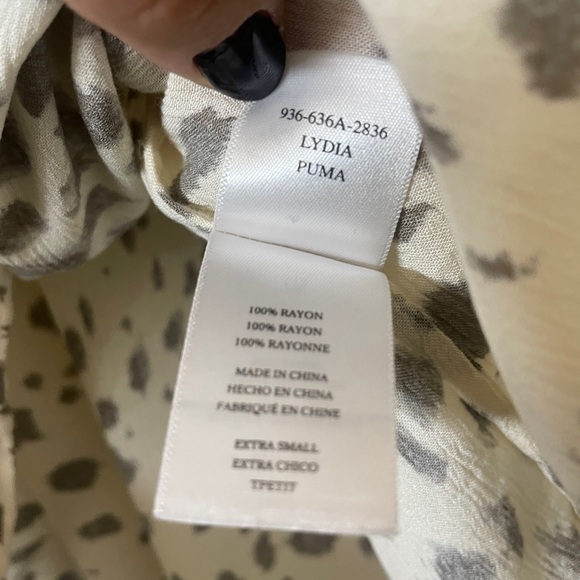 Rails Lydia Puma blouse, size xs in excellent condition - Picture 6 of 6